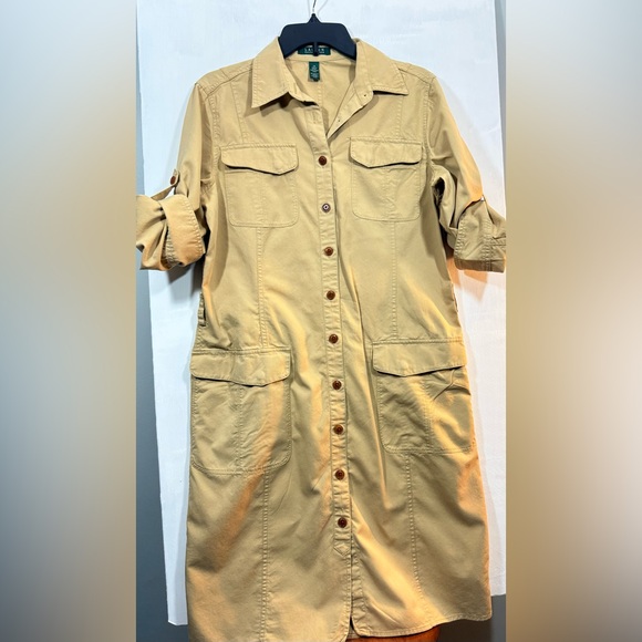 Lauren Ralph Lauren Dresses & Skirts - Lauren Ralph Lauren Beige Utility Dress